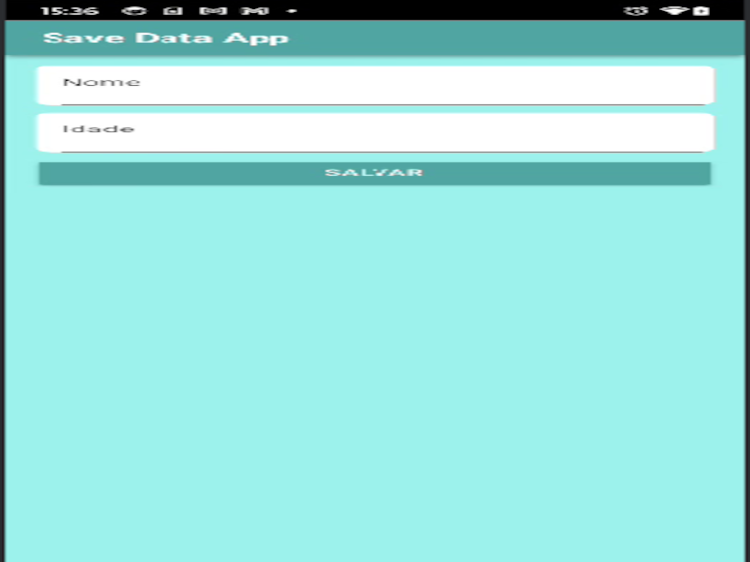 App de Salvar Dados